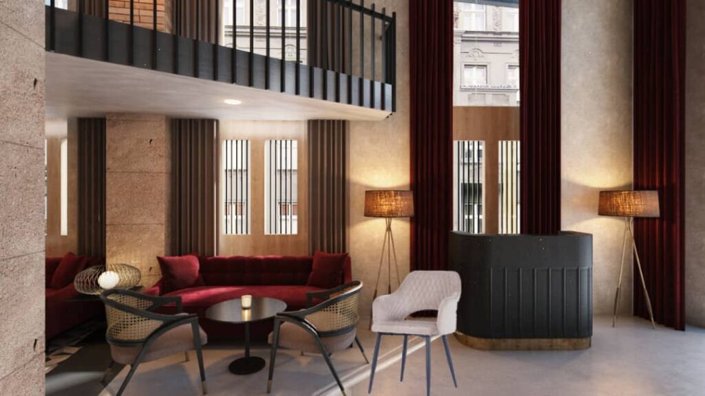 Interior Club de jazz Vista Bahía Producciones