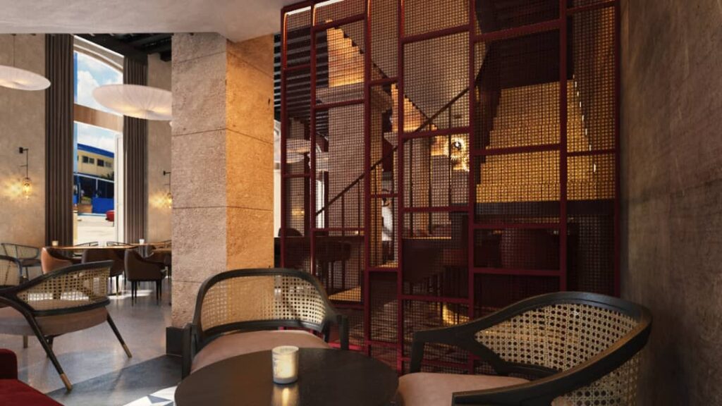 Interior Club de jazz Vista Bahía Producciones